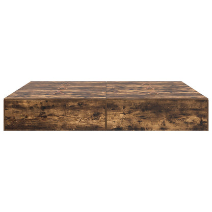 Opslagbed Smoked Oak Gerookt Eiken 200 x 200 cm