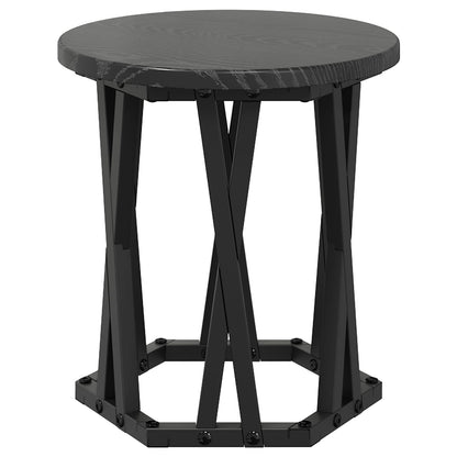 Bijzettafels In Een Set Van 3 - Fineer Zwart eiken