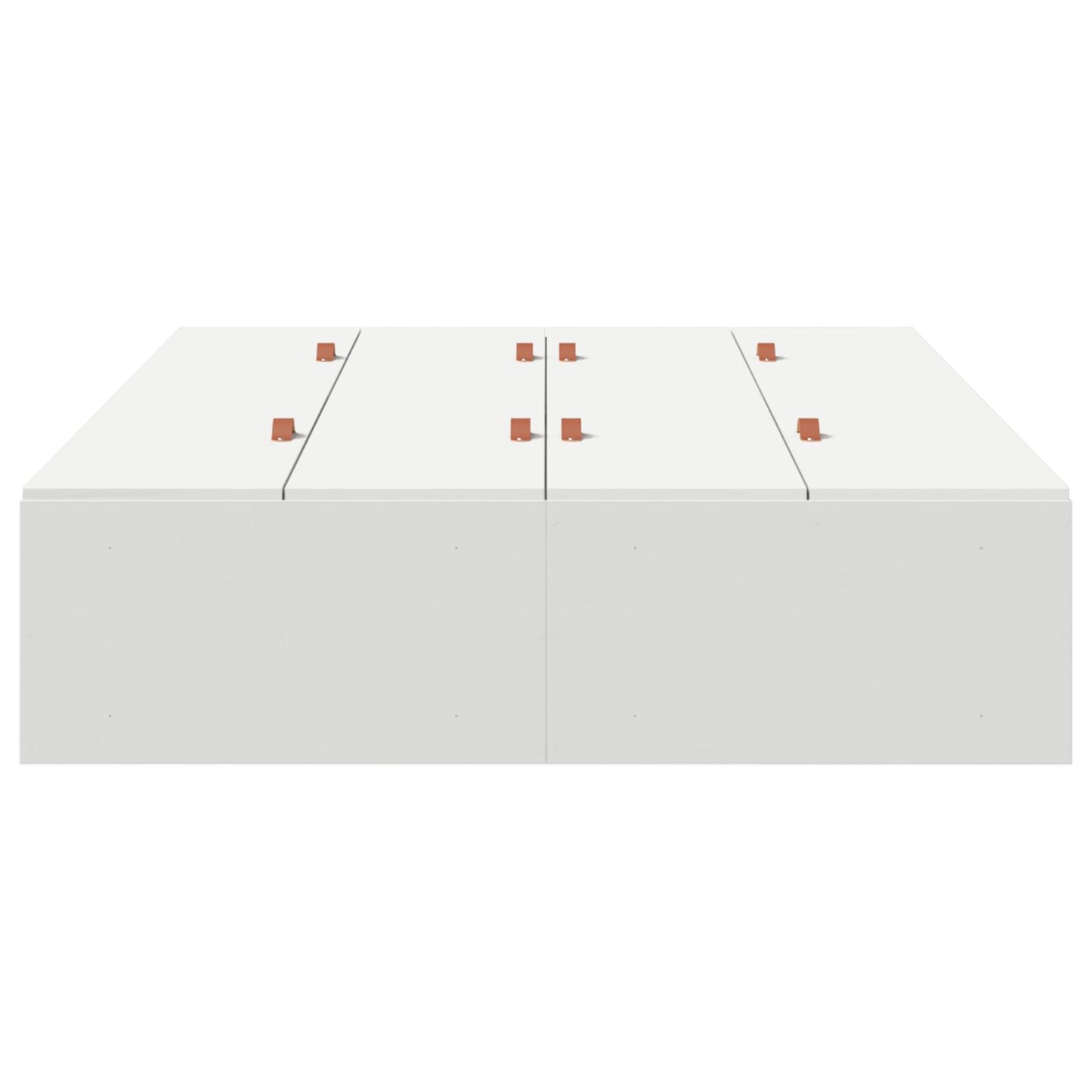 Opbergbedframe Wit 120 x 200 cm