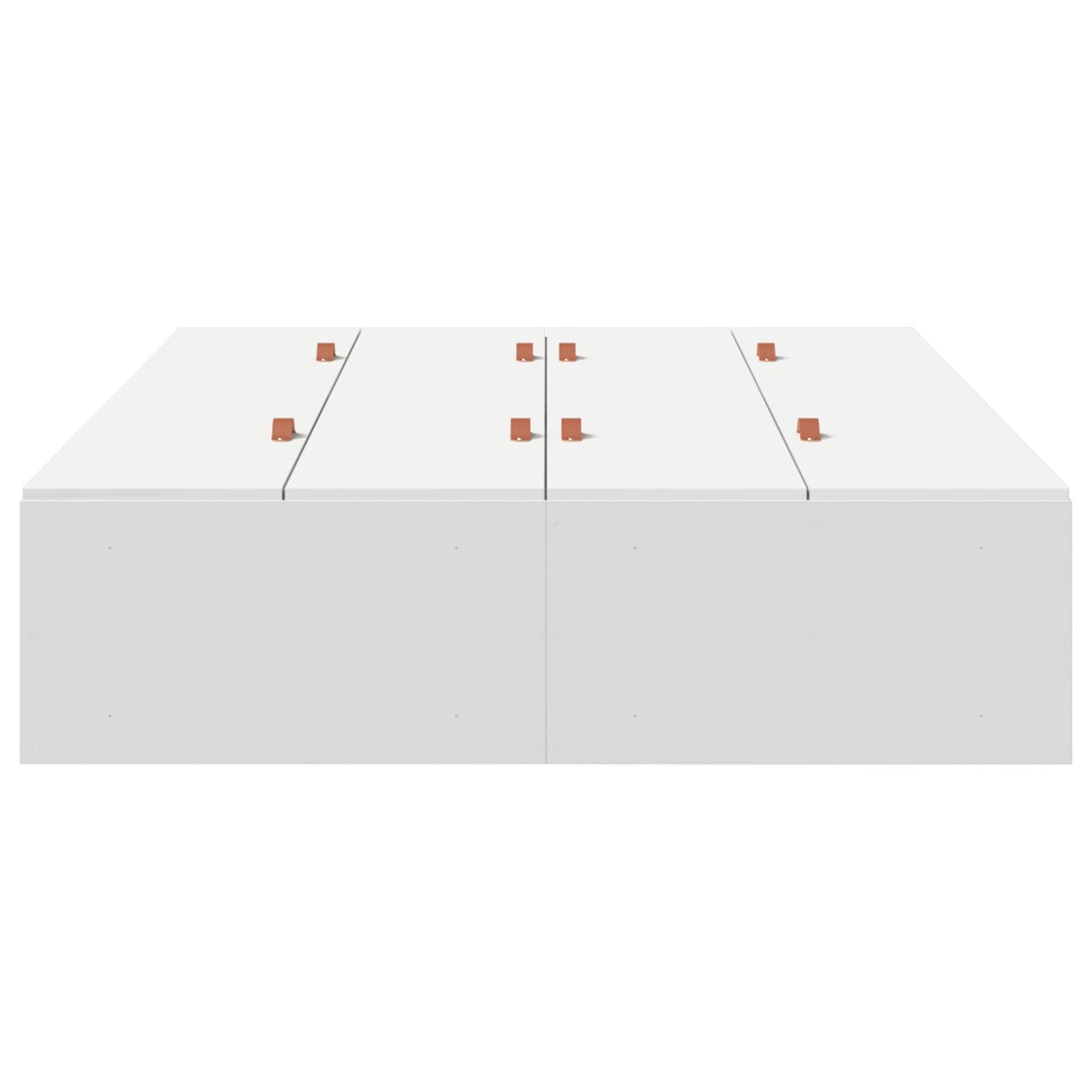 Opbergbedframe Wit 120 x 200 cm