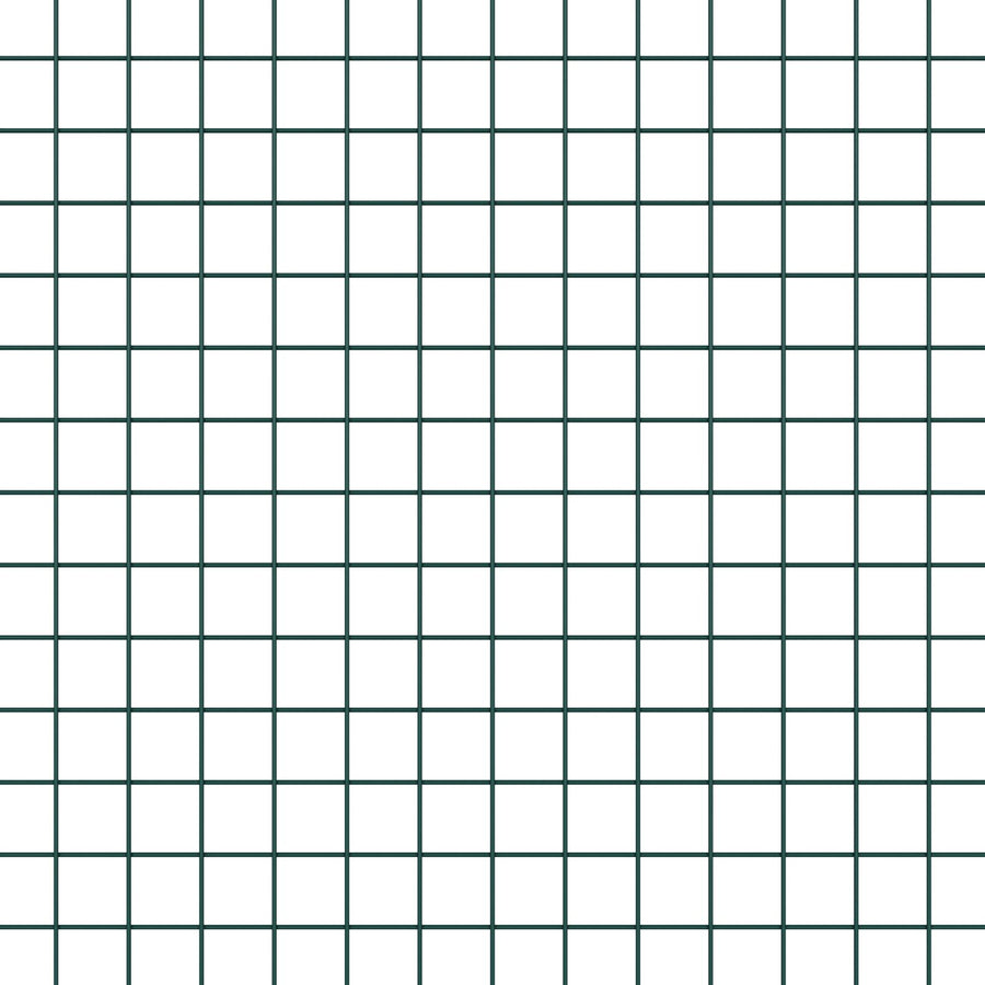 Gelaste Draadhek Met 7 Flenspalen Groen 1.2X10 M Staal Gegalvaniseerd Staal