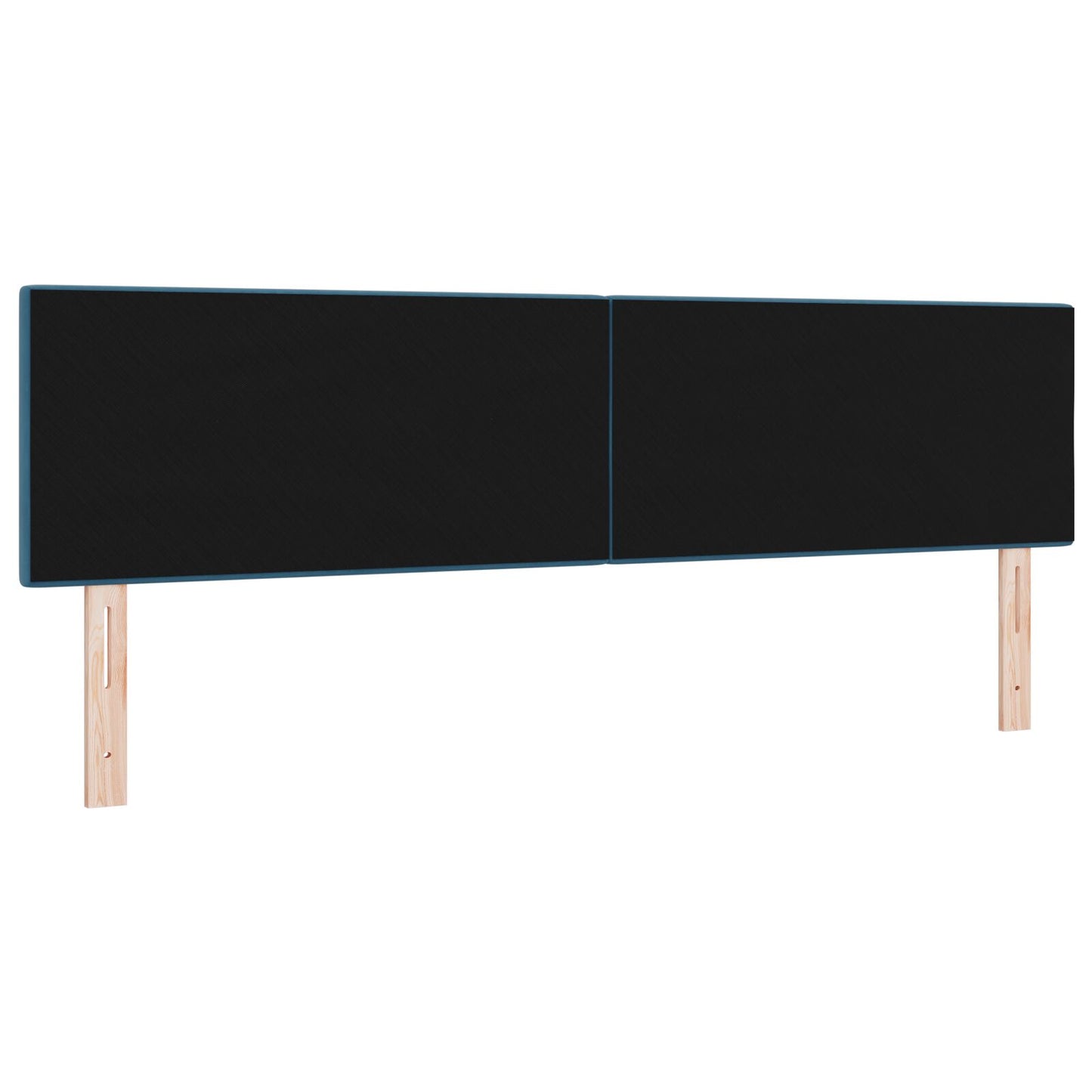 Hoofdbord Met Knopen Tufted Donkerblauw Fluweel Middernachtblauw 180 cm Laag hoofdbord