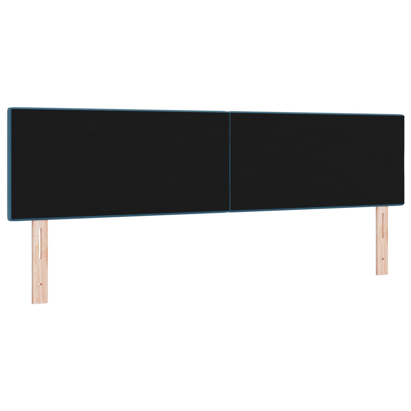 Hoofdbord Met Knopen Tufted Donkerblauw Fluweel Middernachtblauw 180 cm Laag hoofdbord