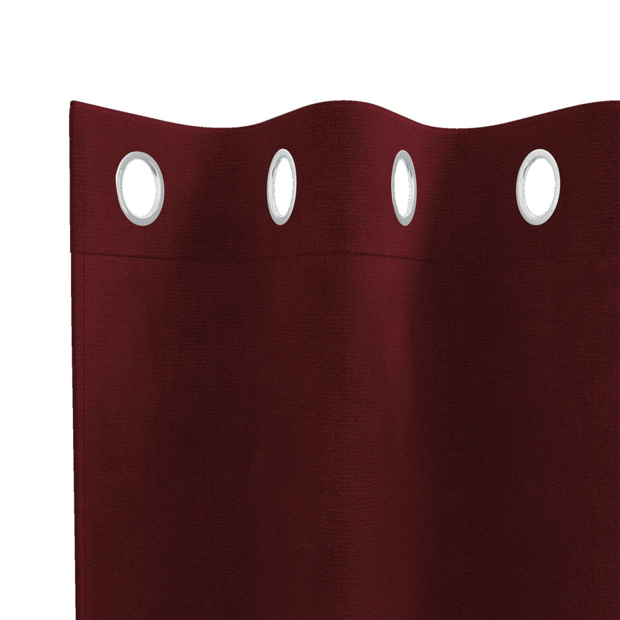 Blackout Gordijnen 2 Stuks Fluweel Wijnrood 140 x 260 cm met oogjes