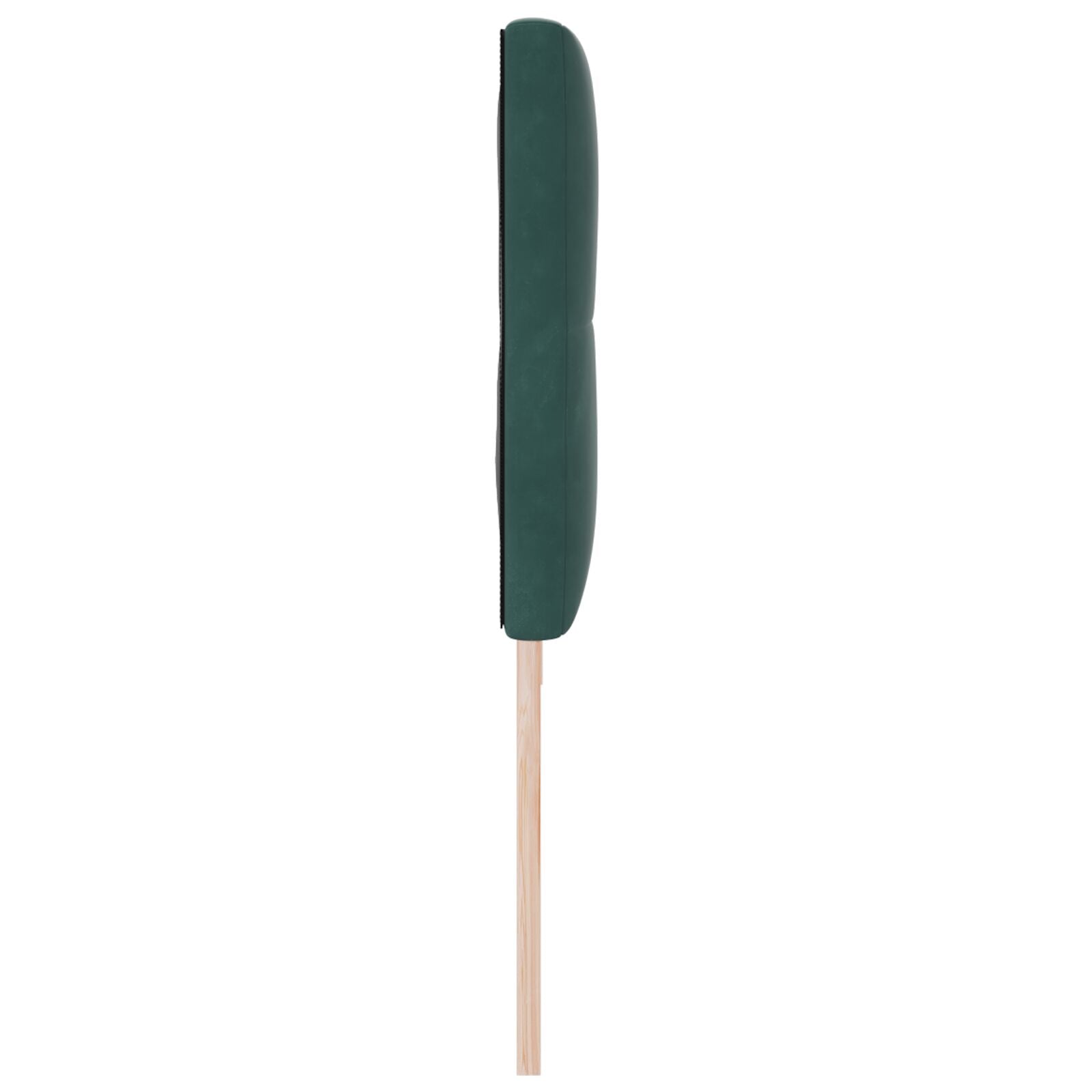 Hoofdbord Met Knopen Tufted Fluweel Donkergroen 200 cm Laag hoofdbord