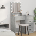 Kaptafel betonlook grijs 50x41x135 cm MDF