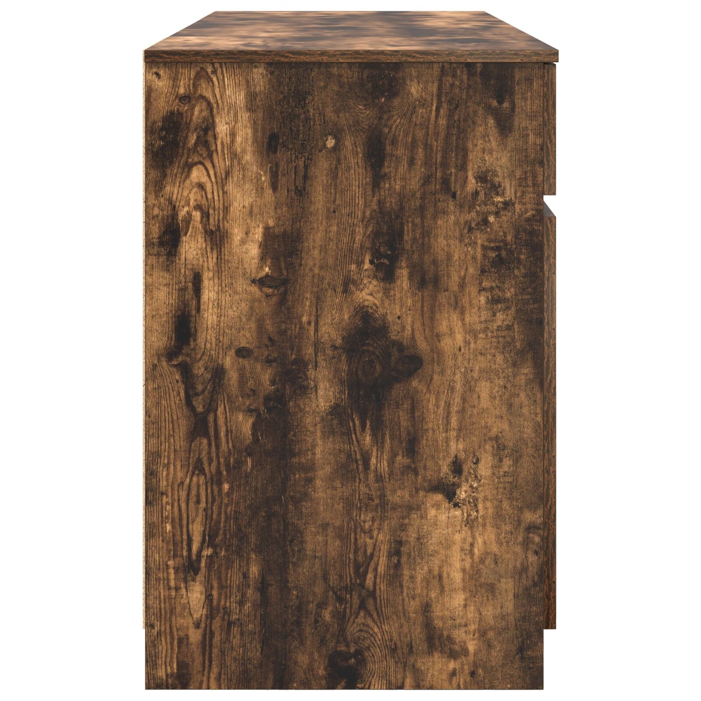 Bureau Rook Eiken 140X49X76 Cm Gefabriceerd Hout