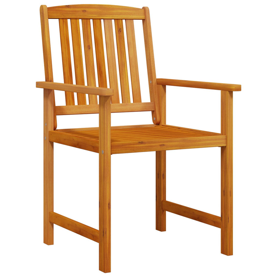 7-Delige Tuin Eetset Van Massief Acaciahout 6-Persoons Tafel van 180 cm lang