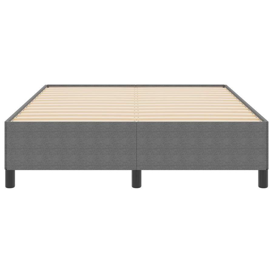 Bedframe Corduroy Stof Lichtgrijs 140 x 190 cm