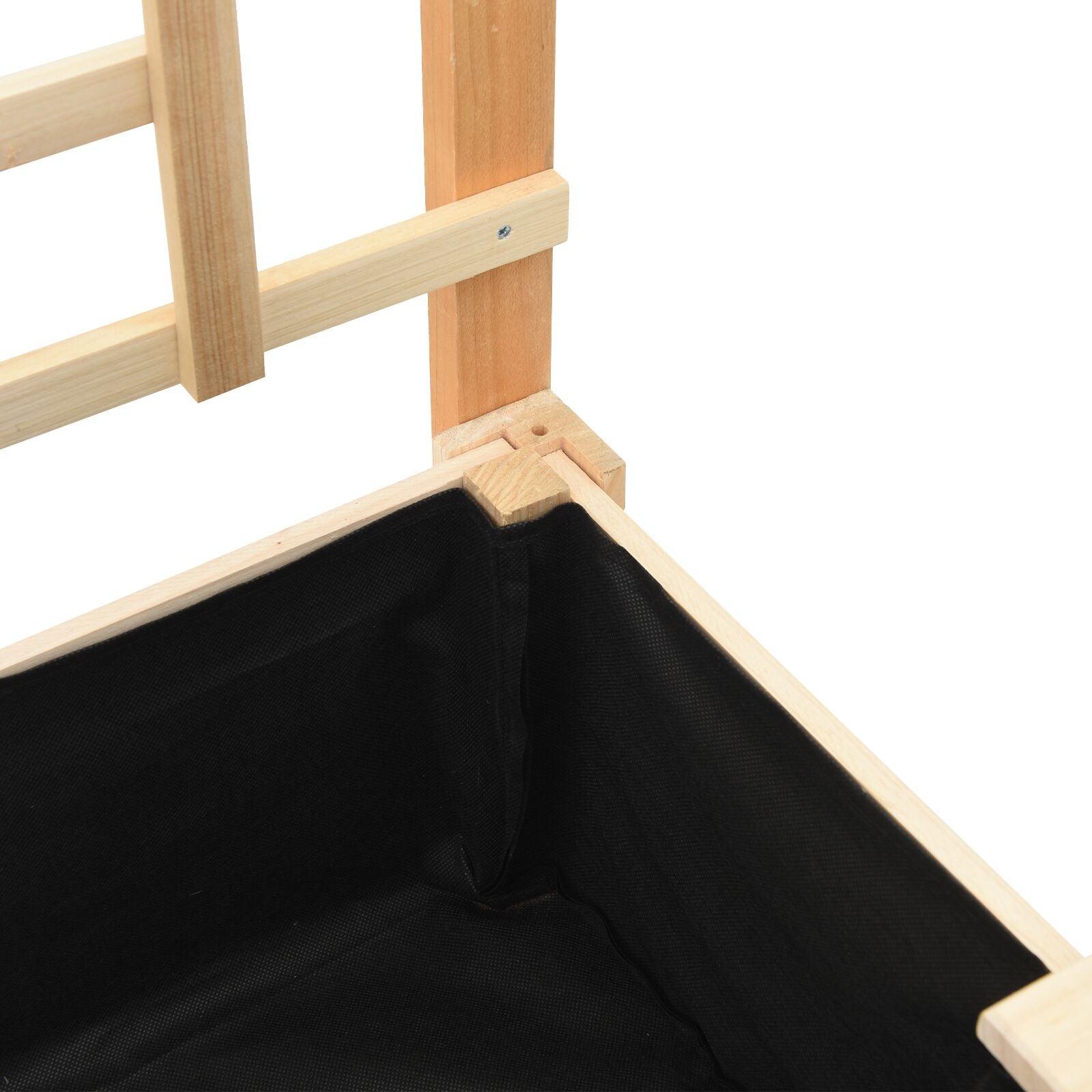 Tuinbak Met Trellis En Plank 71X37X152 Cm Massief Vurenhout 71 x 38 x 152 cm