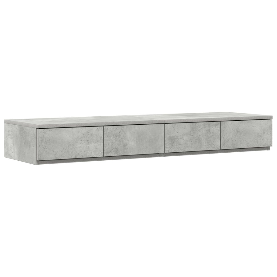 Opbergbedframe Beton Grijs 120X200 Cm Artisanaal Eiken
