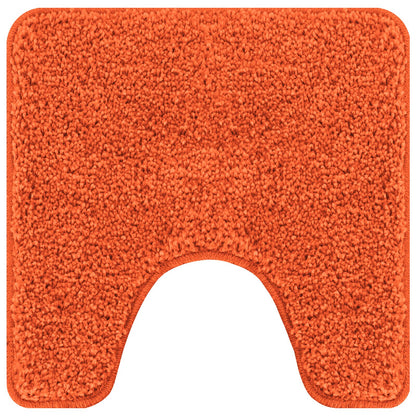 2-Delige Badmat Set Polypropeen Antislip Oranje