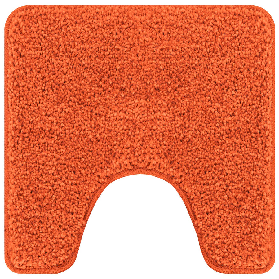 2-Delige Badmat Set Polypropeen Antislip Oranje