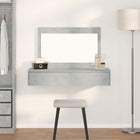 Ceiling table with drawer Grey 100 x 40 x 70 cm Engineered wood
