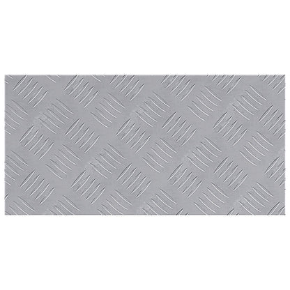 Aluminium Checker Platen - 4 Pak, Anti-Slip, 50X25 Cm 50 x 25 x 0.2 cm Rechthoekig