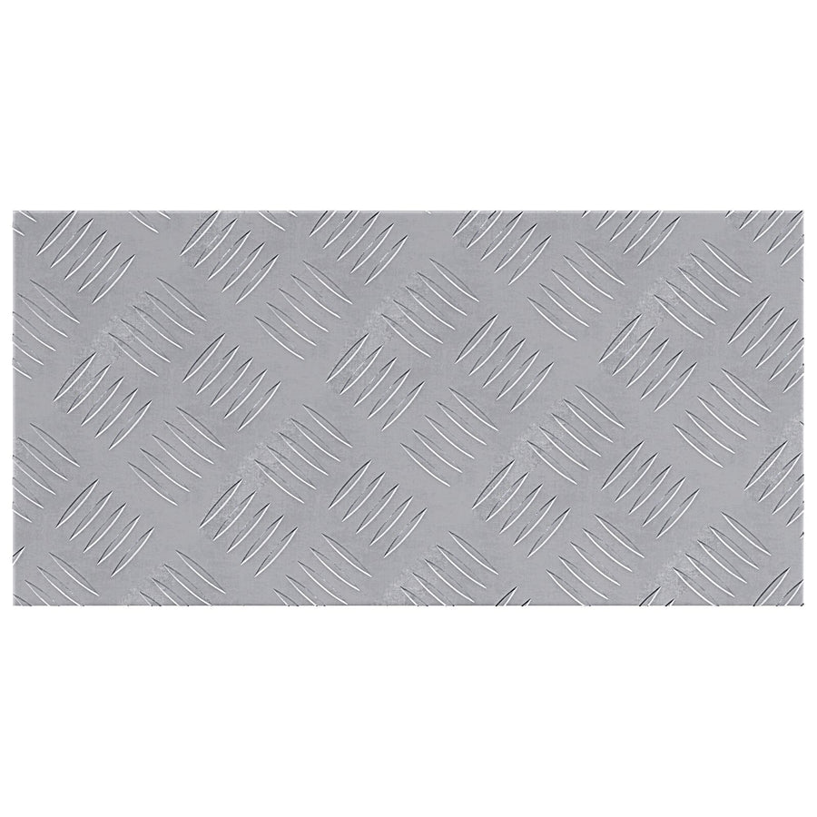 Aluminium Checker Platen - 4 Pak, Anti-Slip, 50X25 Cm 50 x 25 x 0.2 cm Rechthoekig