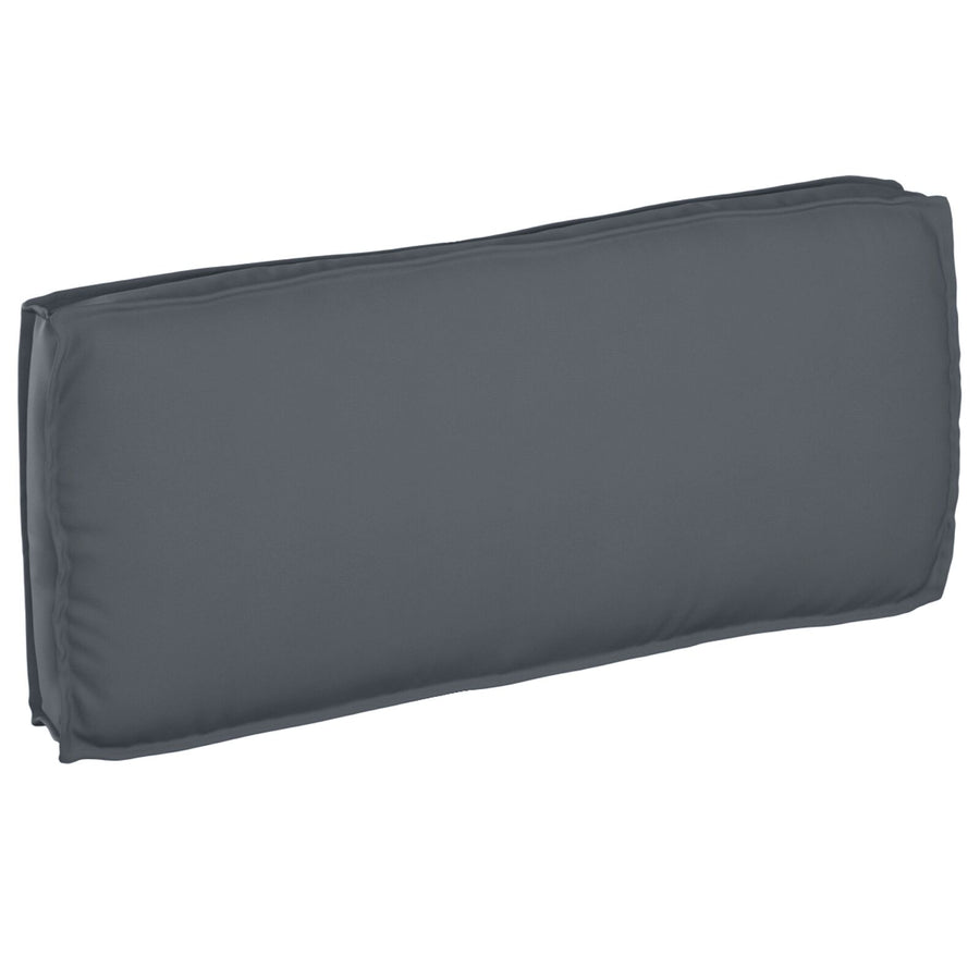 Buiten Kussen Polyester 120 X 12 X 50 Cm Duurzaam Anthraciet
