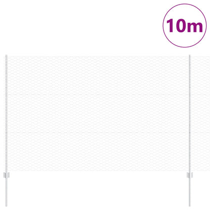 Schutting Posten 10 St U-Channel 150 Cm Verzinkt Staal,  Hexagonale Schutting 1,5X10 M Verzinkt Staal