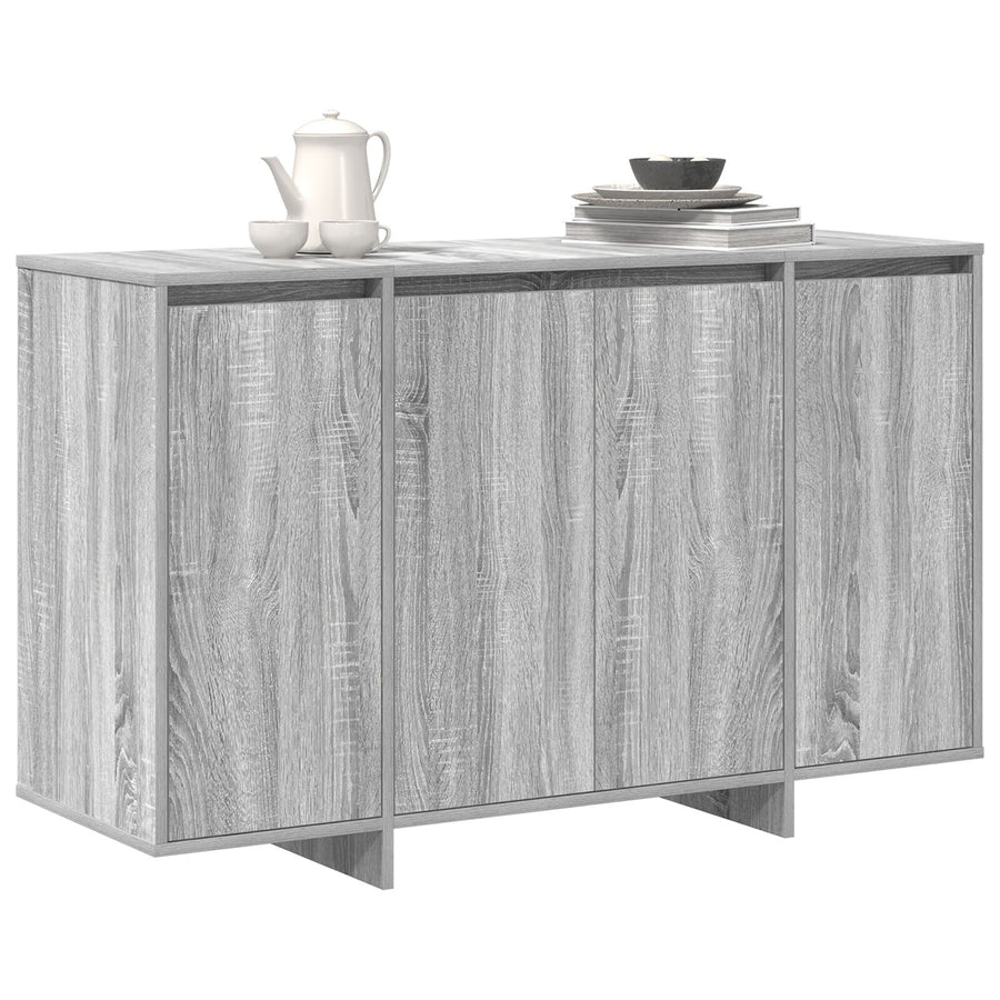 Dressoir Grijze Sonoma Bewerkt Hout 120 X 41 X 75 Cm