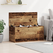 Opbergkist massief gerecycled hout 100x42x46 cm