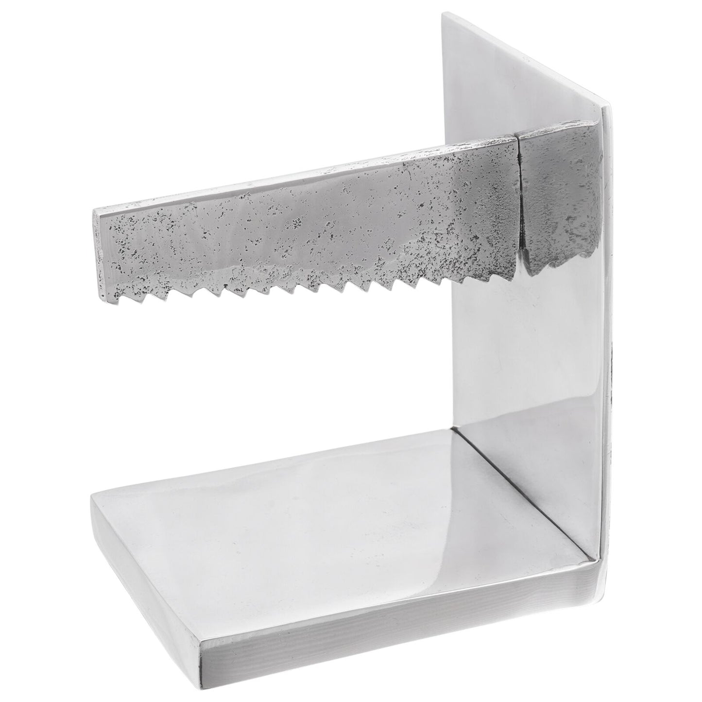 Boekensteunen 2 Stuks Zilver 11X14X17,5 Cm Aluminium Zaag