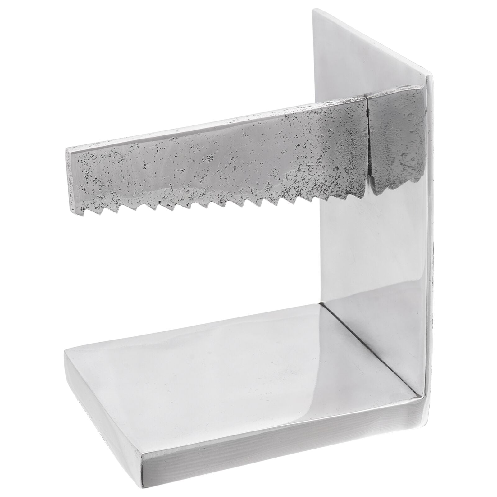 Boekensteunen 2 Stuks Zilver 11X14X17,5 Cm Aluminium Zaag