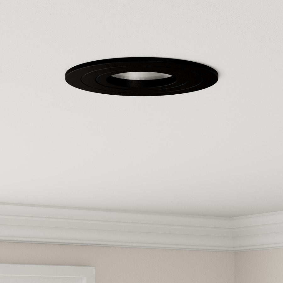 Ingebouwde Spotlights 24 Stuks Rond Gu10 Zwart Ø91 Mm