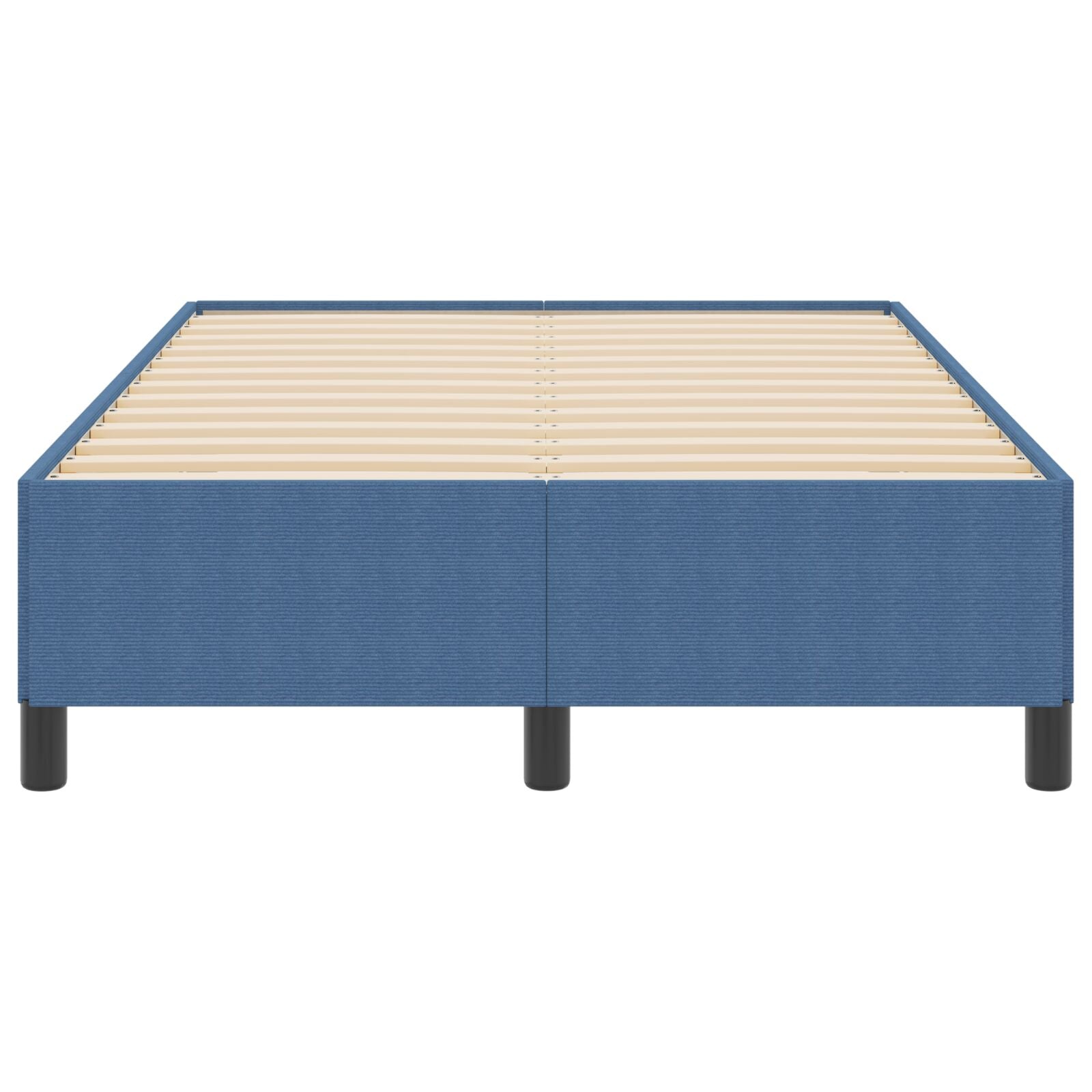Bedframe Katoenen Corduroy Blauw 120 x 190 cm