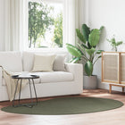 Rugs HUARTE Forest Green 140 x 200 cm Polyester