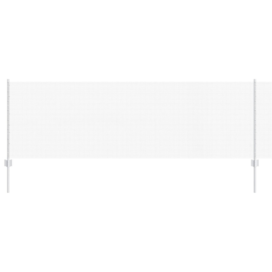 Gelaste Draadhek Met 11 U-Palen Zilver 0.8X25 M Staal