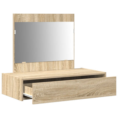 Wandkaptafel 83 x 40 x 70 cm Sonoma Eiken zonder LED
