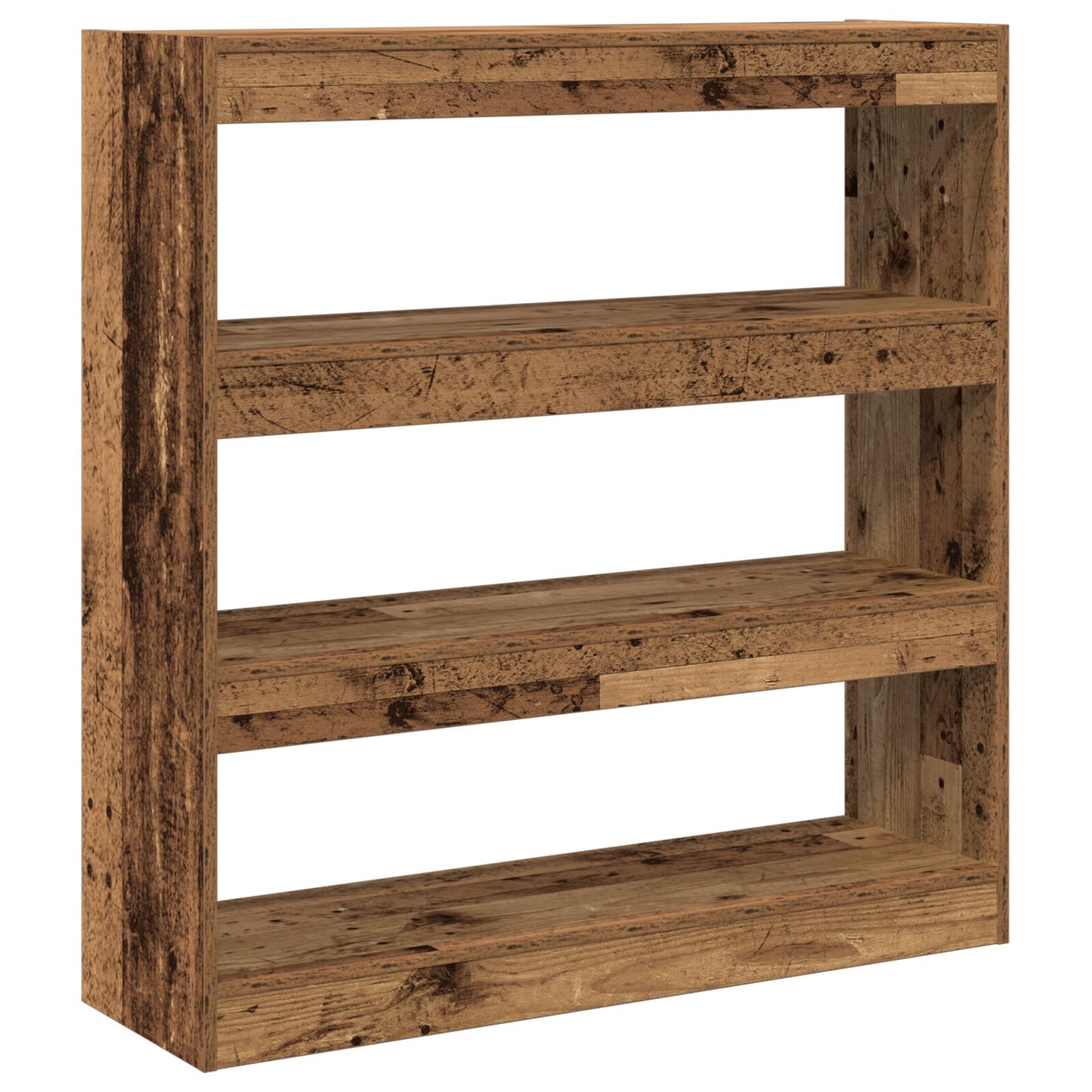 Boekenkast/Room Divider - Rustiek Hout - 100X30X103Cm - Geengineerd Hout