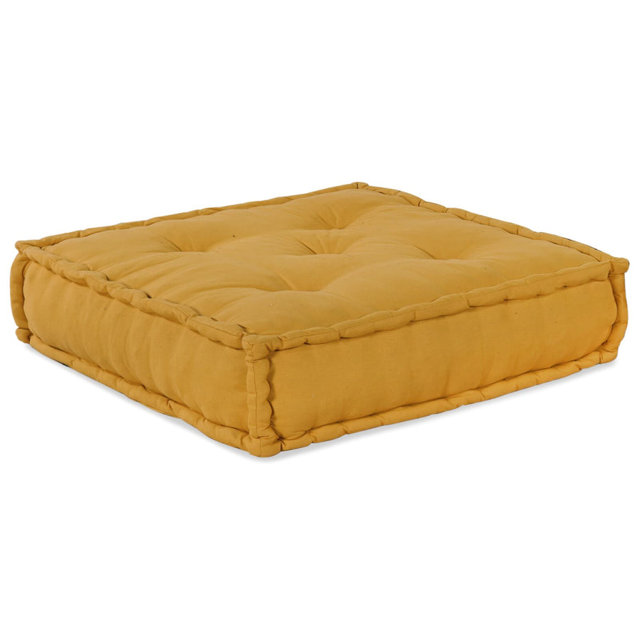 Modulaire Poefjes 2 Stuks Gele Stof Geel 70 x 70 x 36 cm 2x lounge