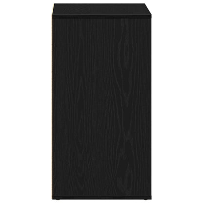 Zwarte Eiken Cosmetica Cabinet 80X40X75 Cm Gemaakt Van Bewerkt Hout