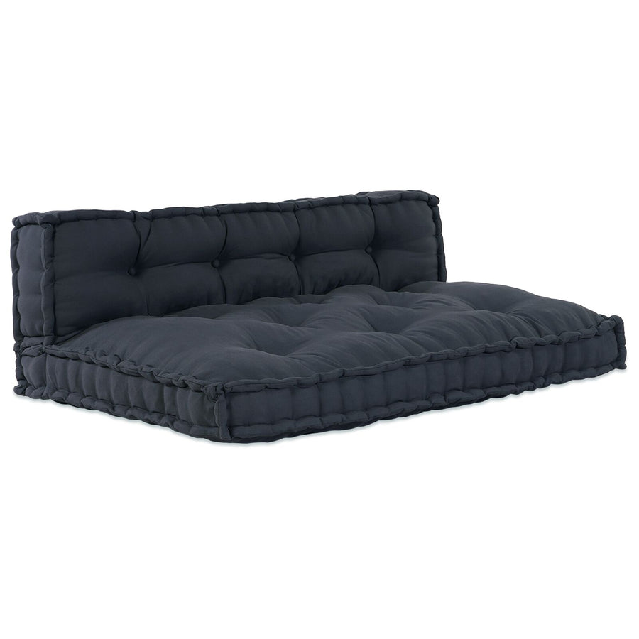 Pallet Sofa Kussen Met Rugleuning - Tafstof Anthraciet 2x kussen