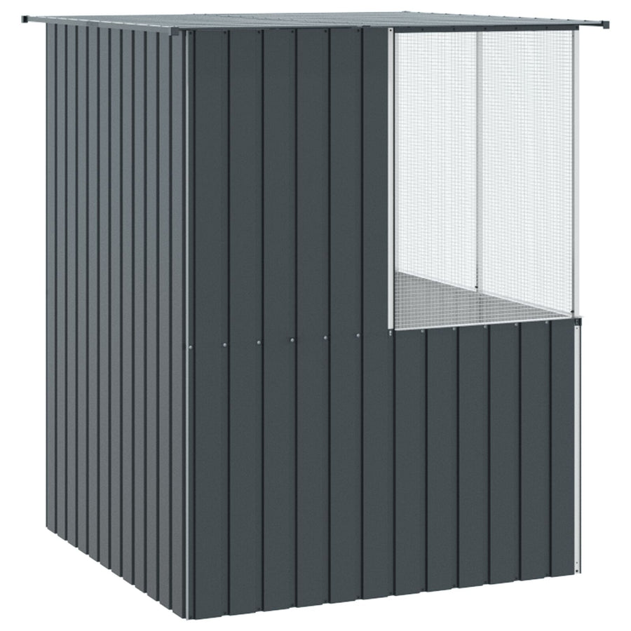 Vogelkooi Anthraciet 215X78X200 Cm Gegalvaniseerd Staal