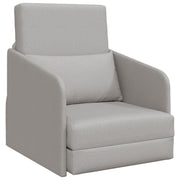 Slaapbank 60 cm grijs stof