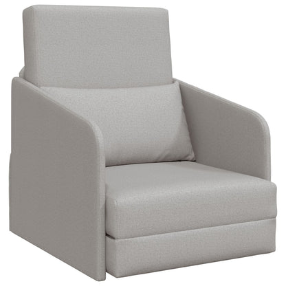 Vloer Sofa Bed 2-In-1 65X80X83 Cm Stof Cloud grey