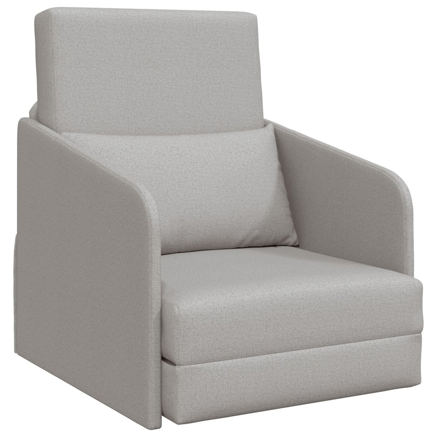Vloer Sofa Bed 2-In-1 65X80X83 Cm Stof Cloud grey