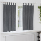 Verduisterende gordijnen 2 stuks 140x175 cm lichtgrijs