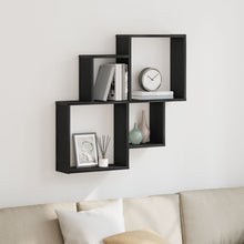 Wandkast Zwart Eiken 80X15X78,5 Cm Gemaakt Van Hout