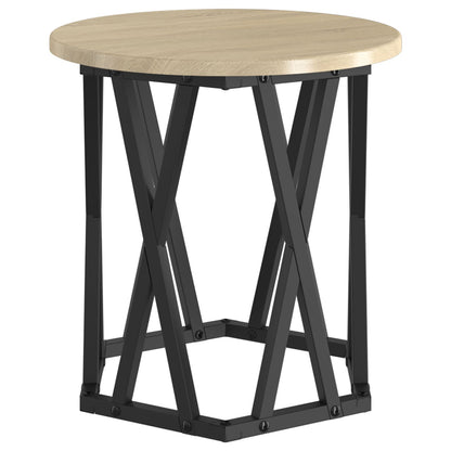 Nesting Bijzettafels 2 Stuks Engineered Hout Sonoma eiken