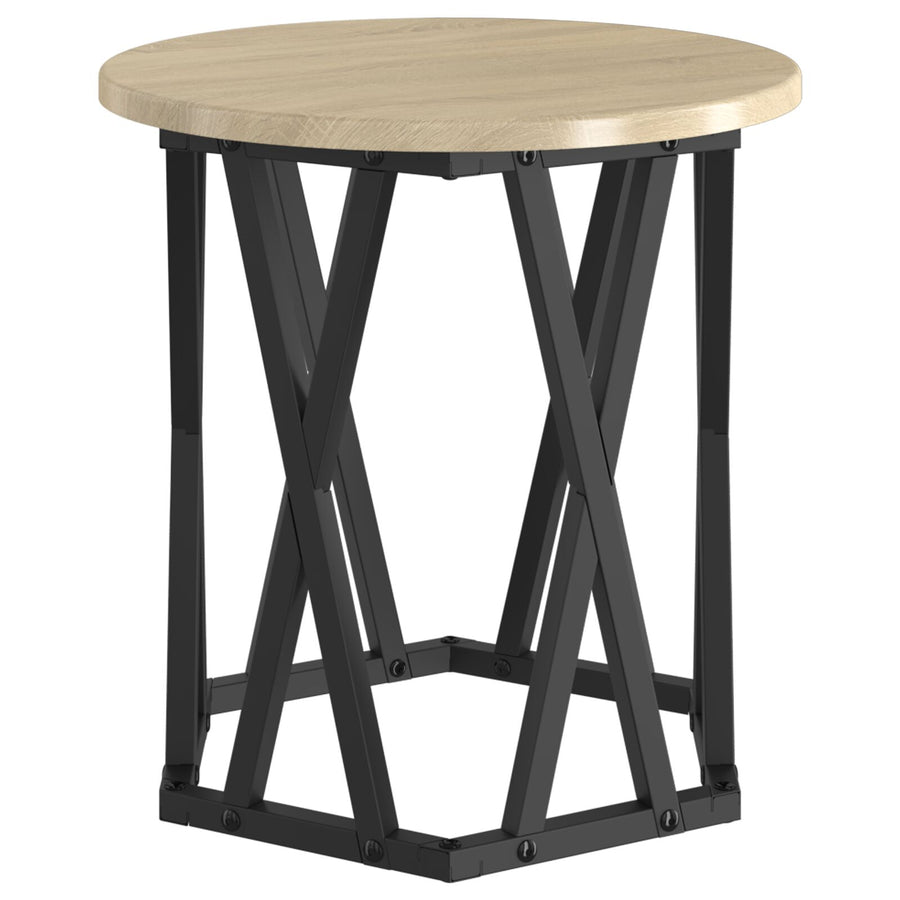 Nesting Bijzettafels 2 Stuks Engineered Hout Sonoma eiken