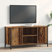 Tv-kast 100x40x50 cm oud hout