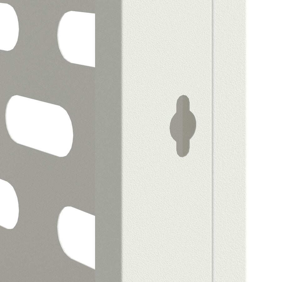 Airconditionerhoes Staal Wit 110 x 50 x 105 cm