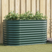 Tuin Verhoogd Bed Gegalvaniseerd Staal 160 x 80 x 81 cm Groen
