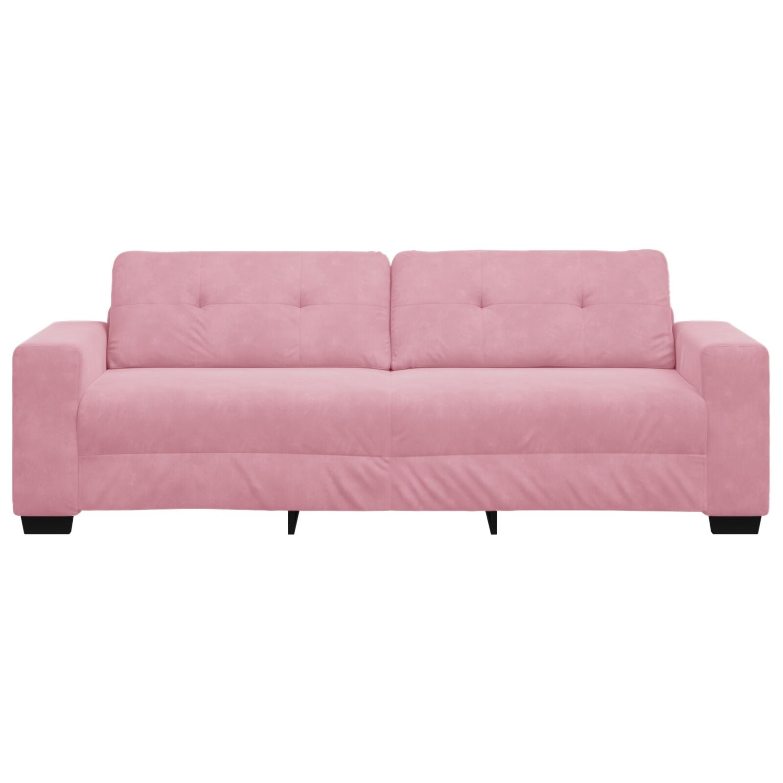 3-Zits Bank Fluweel Fluwelen Roze 180 cm
