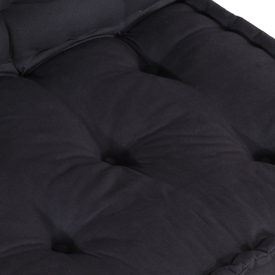 Modulaire Poefs 4 Stuks In Antraciet Stof Anthraciet 70 x 70 x 54 cm Lounge + 3x midden