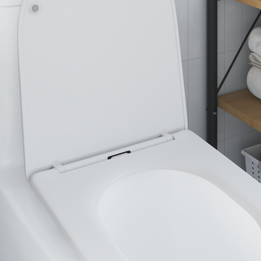 Snelle Ontgrendel Toiletbril Met Soft Close Duroplast Wit