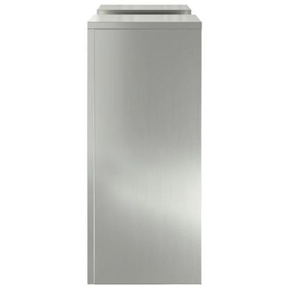 Buiten Plantenstandaarden Pilaar 2 Stuks 24X24X55 Cm Gegalvaniseerd staal 2x (55 cm)